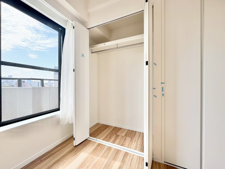 収納 居室にはクローゼットがあり、荷物もスッキリ収納して快適にお過ごしいただけます。
