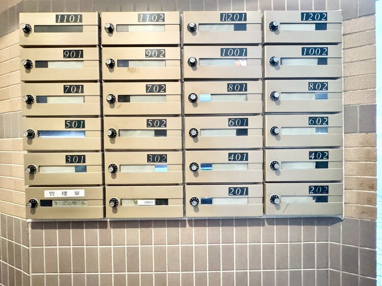 その他 郵便物を受け取るための郵便受けも、きちんと管理されています。