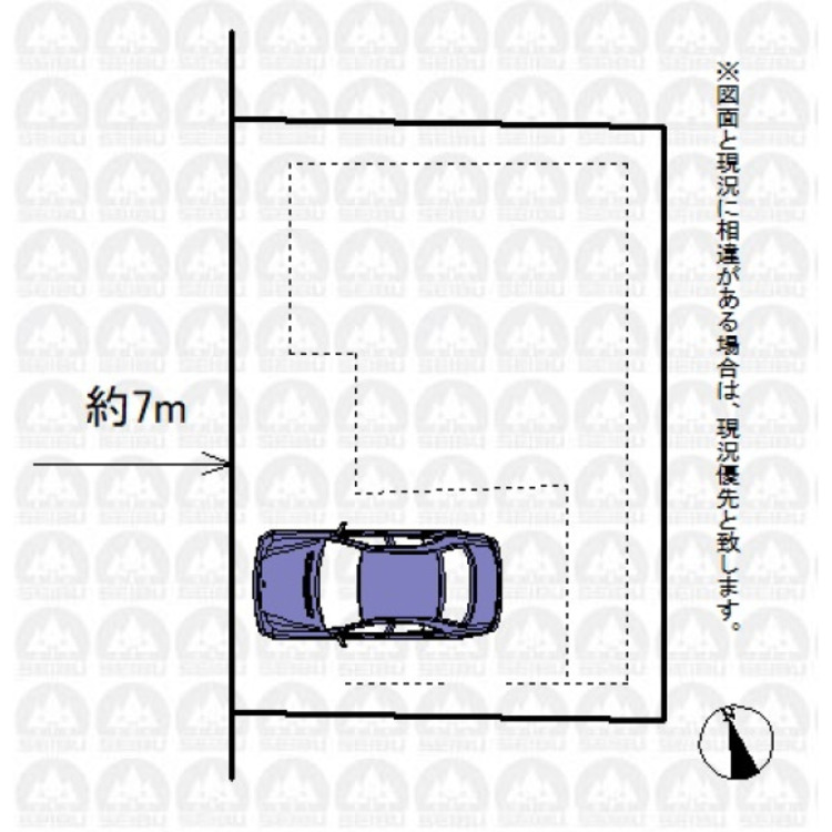 地図 実測図ではございません