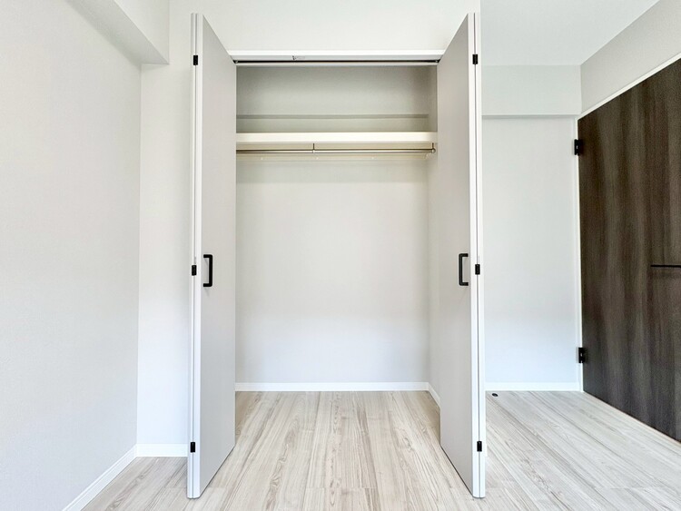 収納 居室にはクローゼットがあり、荷物もスッキリ収納して快適にお過ごしいただけます。