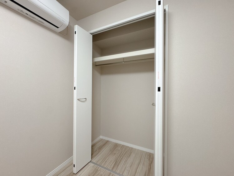 収納 居室にはクローゼットがあり、荷物もスッキリ収納して快適にお過ごしいただけます。