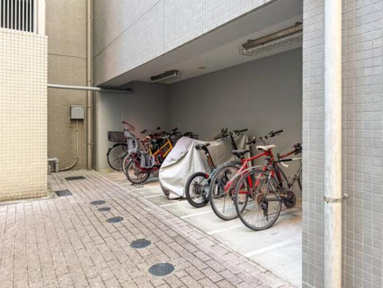 その他 敷地内に設けられた駐輪スペース。