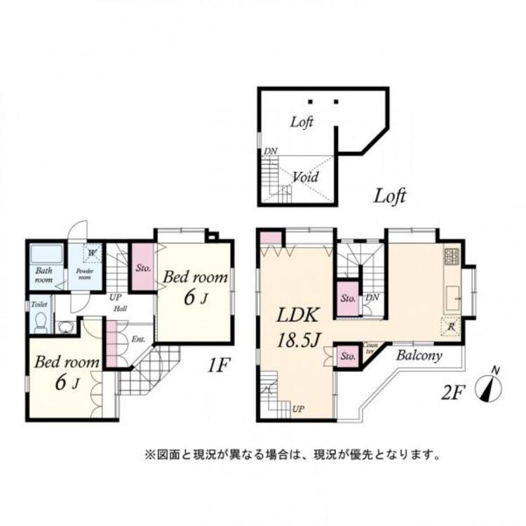 間取り 間取図　２ＬＤＫ