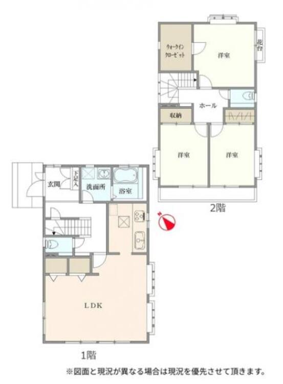 間取り 周囲の目を気にすることなく、プライベートな時間を過ごせる住まい
