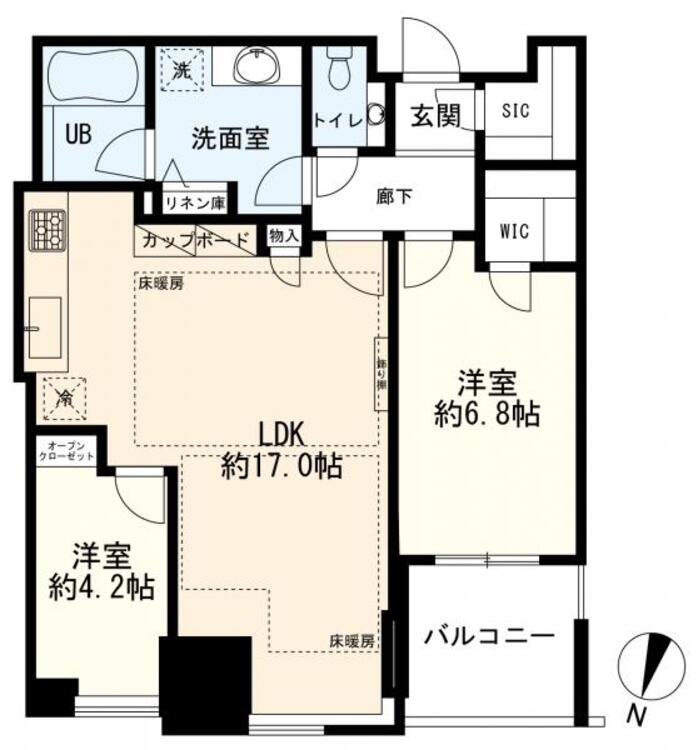 間取り 間取図（２ＬＤＫ）