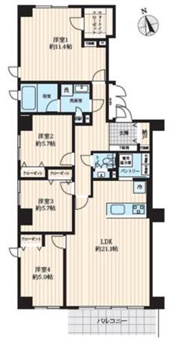 エステ・スクエア成瀬弐番館 「成瀬」駅　歩14分　の物件画像