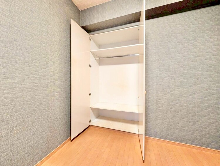 収納 居室にはクローゼットがあり、荷物もスッキリ収納して快適にお過ごしいただけます。