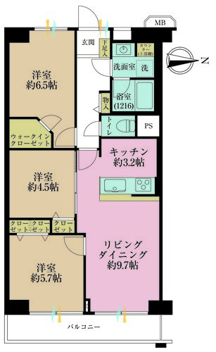 横浜・大口ハウスＡ棟の物件画像