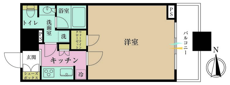 その他 1K、専有面積37.02m2、バルコニー面積6.4m2