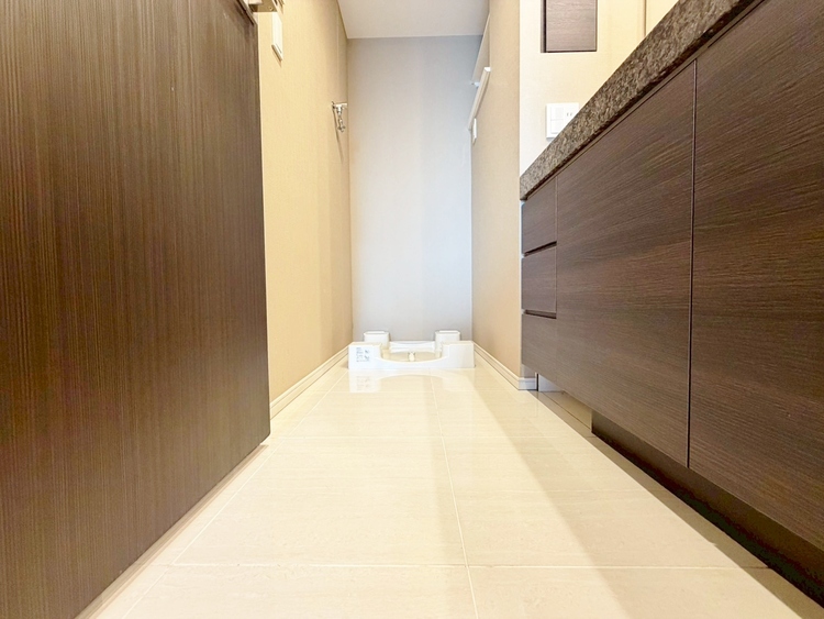 その他 十分な広さの脱衣所。