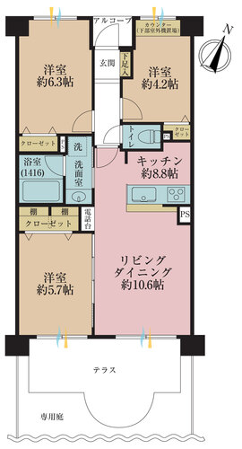 クレッセント西馬込の物件画像