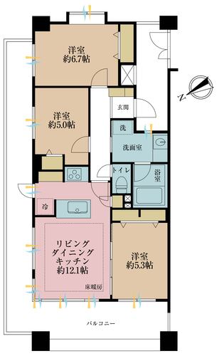 ライオンズガーデン妙蓮寺カルムヒルズの物件画像