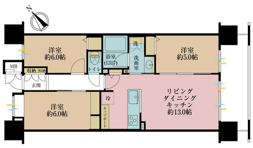 クレストシティレジデンスの物件画像