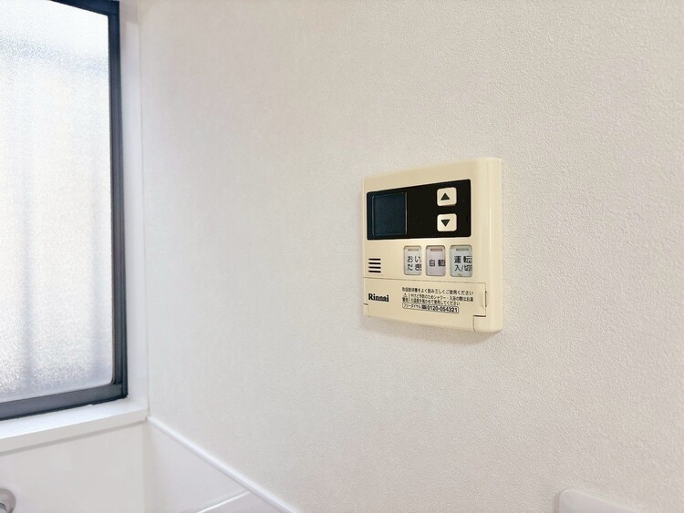 設備 見やすい画面で操作しやすい給湯パネルです。