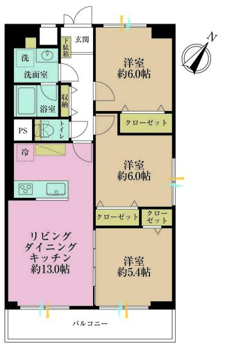 鶴見スカイハイツＡ棟の物件画像