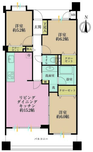 セザール仲池上の物件画像