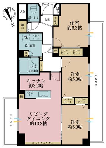 駒沢不二ロイヤルハイツの物件画像