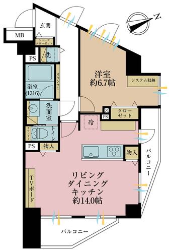 ディオレ西新宿の物件画像