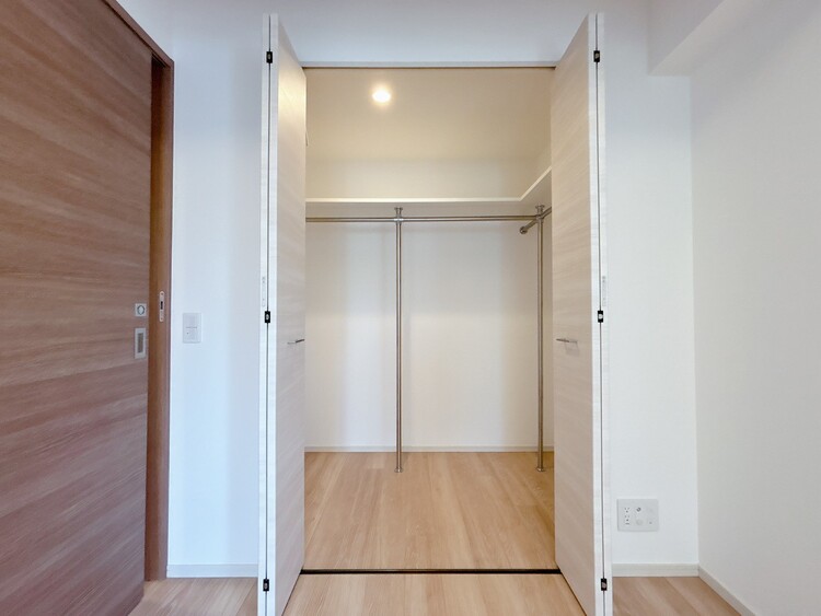 収納 居室にはクローゼットがあり、荷物もスッキリ収納して快適にお過ごしいただけます。
