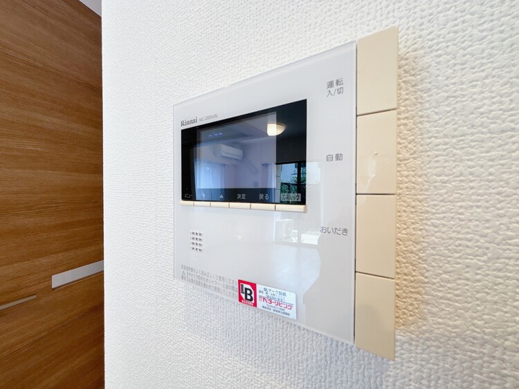 設備 見やすい画面で操作しやすい給湯パネルです。