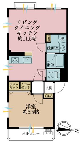 三田中村橋コーポの物件画像