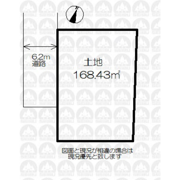 地図 実測図ではありません