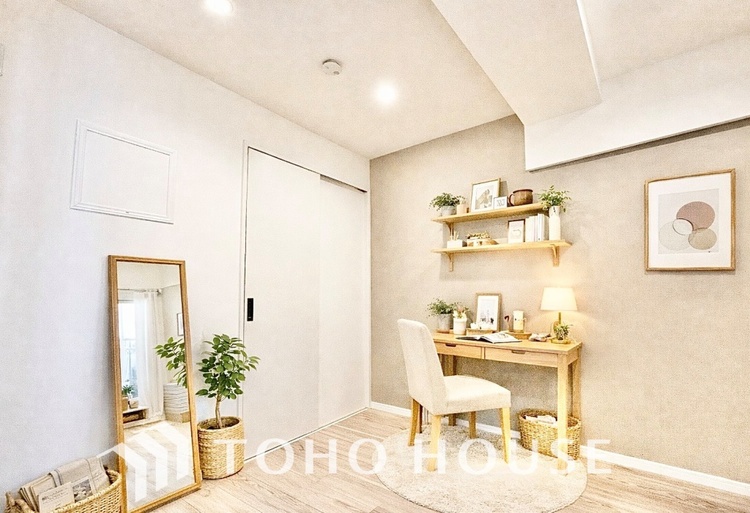 内装 感性を育むプライベートルームはシンプルでスマートな空間。好みの空間で読書をしたり、音楽を聞いたりと一人の時間も充実したものにできます。