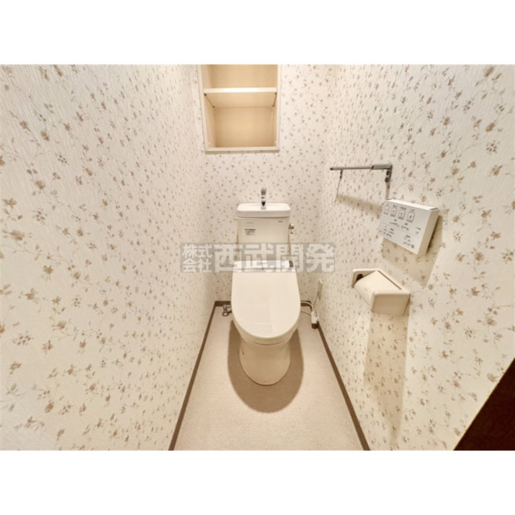 トイレ いつも綺麗に清潔に。洗浄機能付きトイレです。