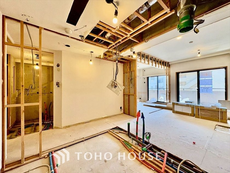 キッチン 現在改装中◆家族のおはよう◆の声を笑顔で迎えてあげられるシステムキッチン。朝ごはんが楽しみでちょっと早起きしたくなるんです。