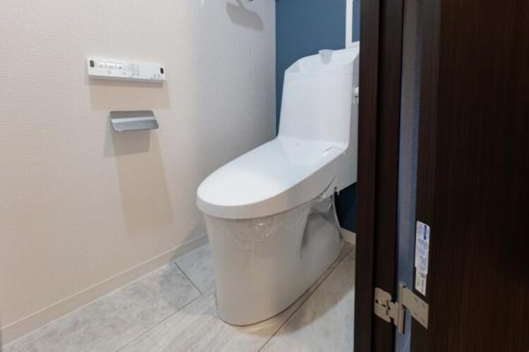 トイレ 清潔感のあるシンプルで使いやすいトイレです。
