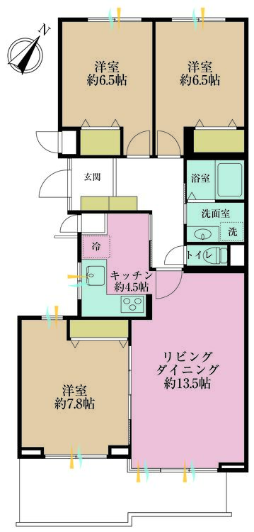 その他 3LDK、専有面積81.52m2