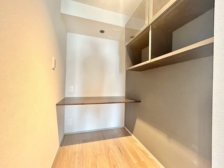 その他 収納スペースが付いていて、お部屋を広く使っていただけます。