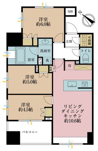 プレジール入谷の物件画像