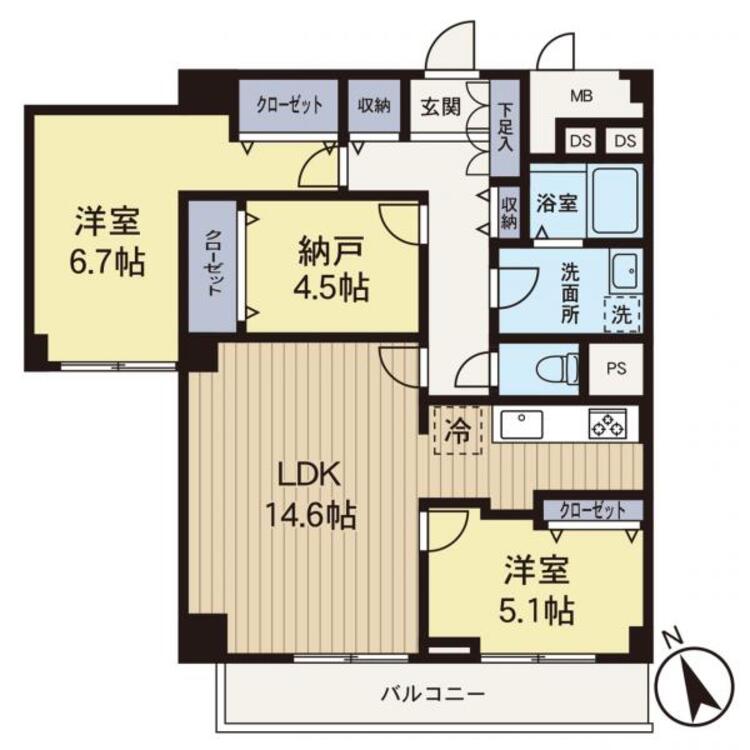間取り 【間取り】リフォームの完了のお部屋になります。中をご覧いただけますのでお気軽にお問い合わせください！