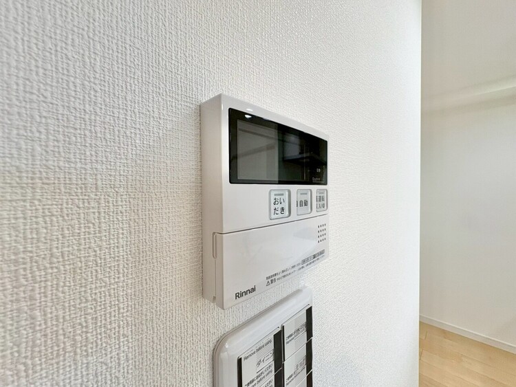 設備 見やすい画面で操作しやすい給湯パネルです。