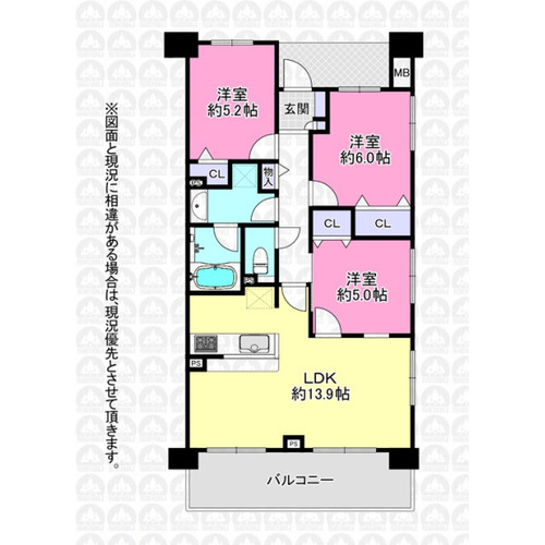 コンフォート若葉ポルカの物件画像