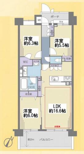 コスモステージ武蔵新城の物件画像