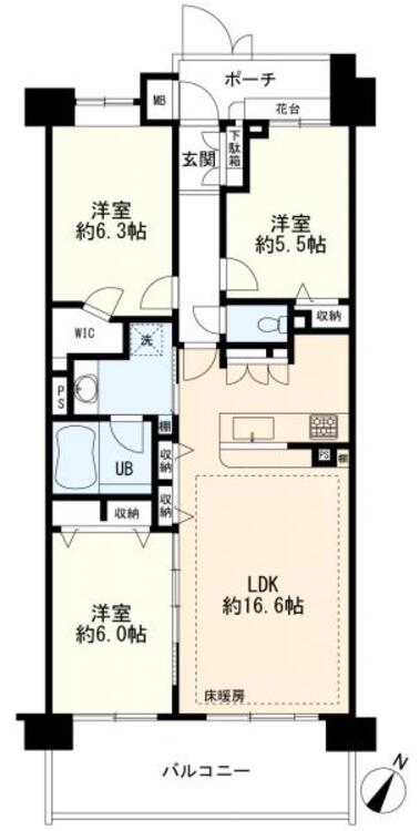 間取り 3LDK