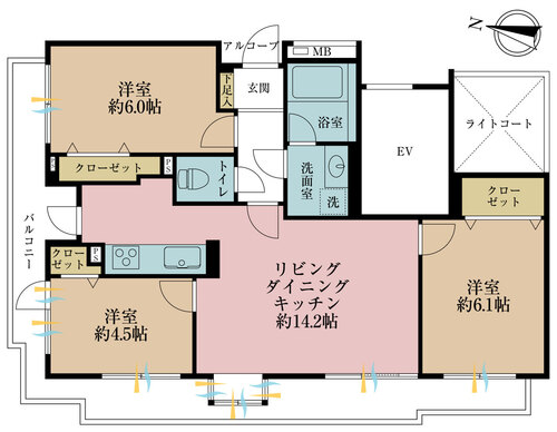 ダイアパレス光が丘弐番館の物件画像