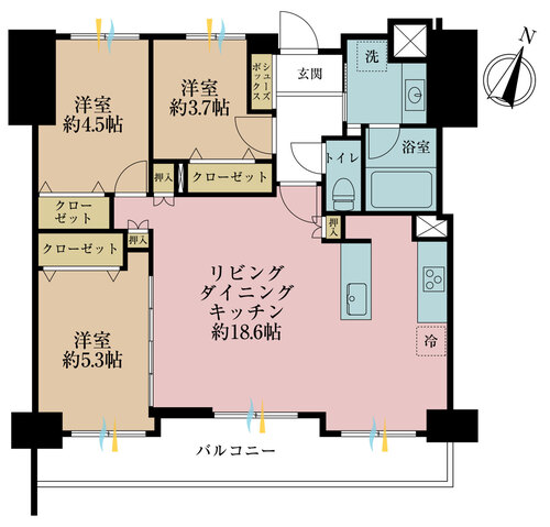 朝日白金台マンションの物件画像