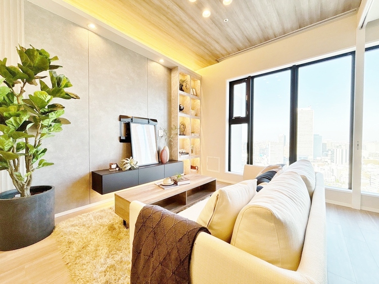 居間 居心地の良い空気感は、暮らしのステージを彩り、心からのやすらぎと満足感を与えてくれます。