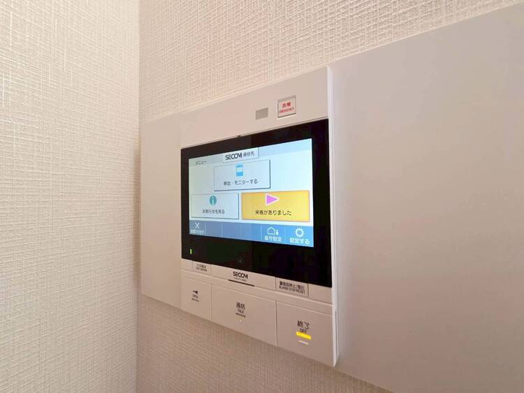 その他 誰が来てもわかる様にモニター付きインターホンを設置。