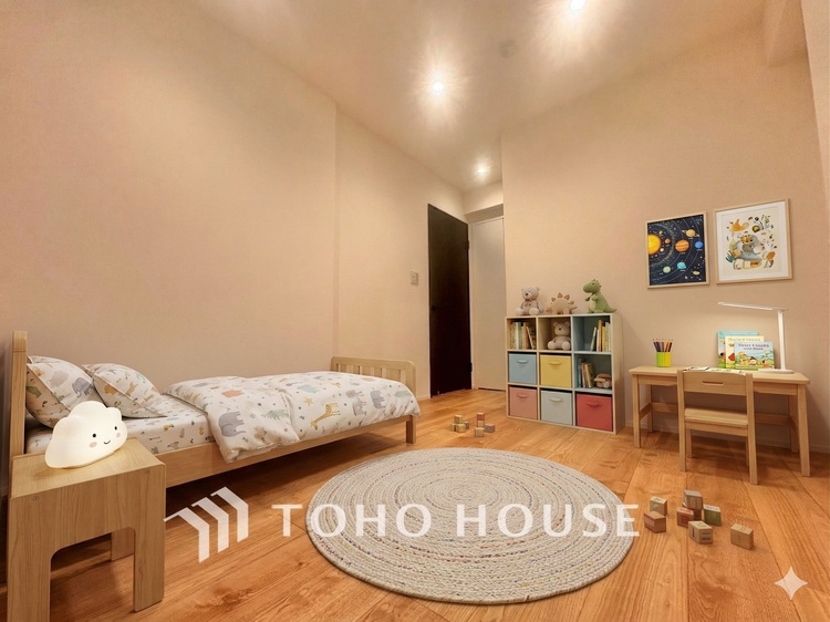 内装 ※生成AIによるイメージです。家具・小物は販売価格に含まれません。感性を育むプライベートルームはシンプルでスマートな空間。好みの空間で読書をしたり、音楽を聞いたりと一人の時間も充実したものにできます。