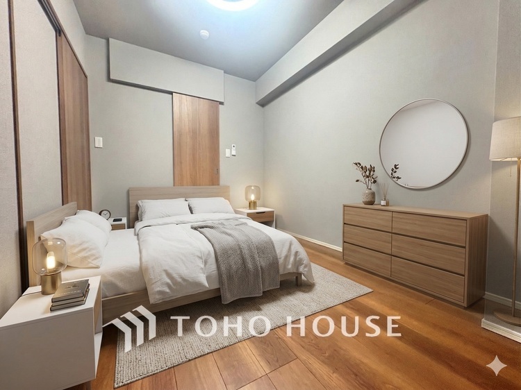 内装 ※生成AIによるイメージです。家具・小物は販売価格に含まれません。感性を育むプライベートルームはシンプルでスマートな空間。好みの空間で読書をしたり、音楽を聞いたりと一人の時間も充実したものにできます。