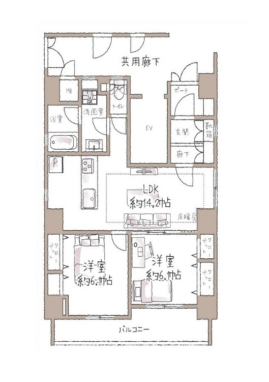 間取り 動線の良い間取りは住む人の使いやすさを一番に考えた設計です！計算されたゆとりとひかりが空間を演出！！永く住むを念頭に日々変化していくライフスタイルにも対応できるように思いやりのつまった間取りです！ 