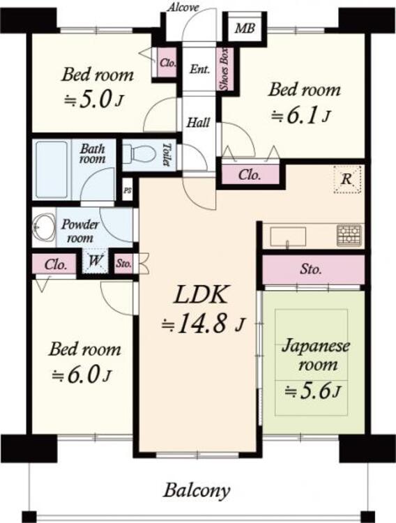 間取り 間取図　４ＬＤＫ