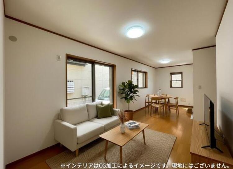 居間 ※インテリアはCG加工によるイメージです。現地にはございません。