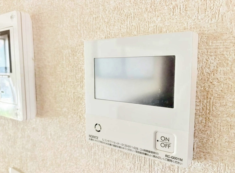 設備 見やすい画面で操作しやすい給湯パネルです。