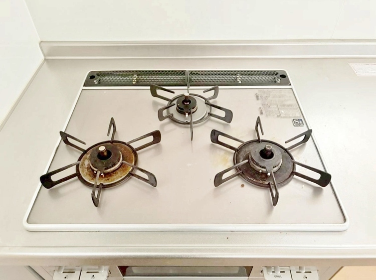 設備 ３口コンロ
