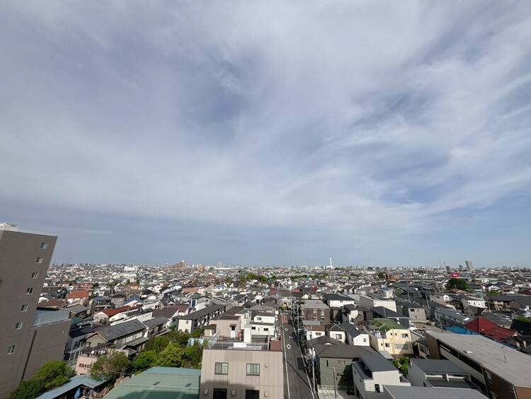 バルコニー 頬をなでる、優しい風を感じることが出来ます。